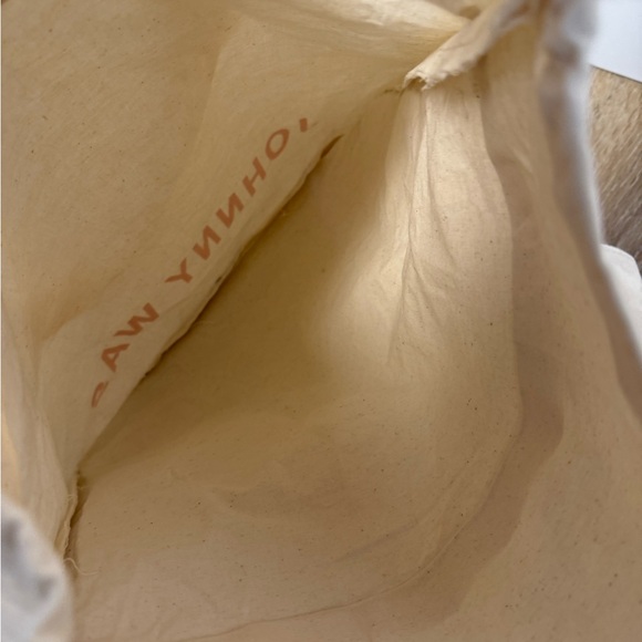 Johnny Was Canvas Tote Bag Red Logo Reusable Shopper Eco Cotton - Picture 5 of 6